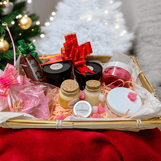 Christmas Shower & Skin Bumper Hamper - Bombshell Cosmetics