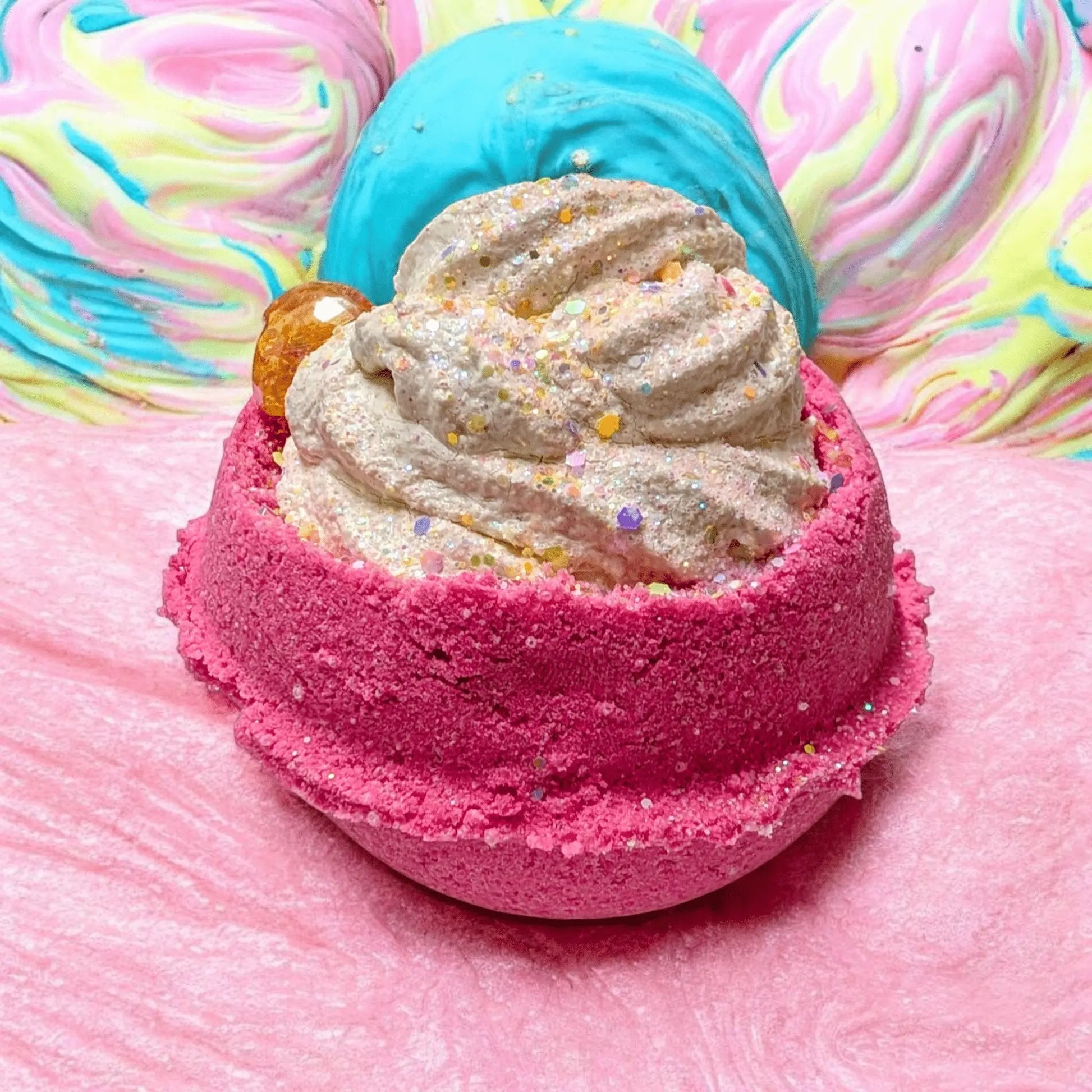 The Baga Bomb - Frosted Bath Bomb - Bombshell Cosmetics