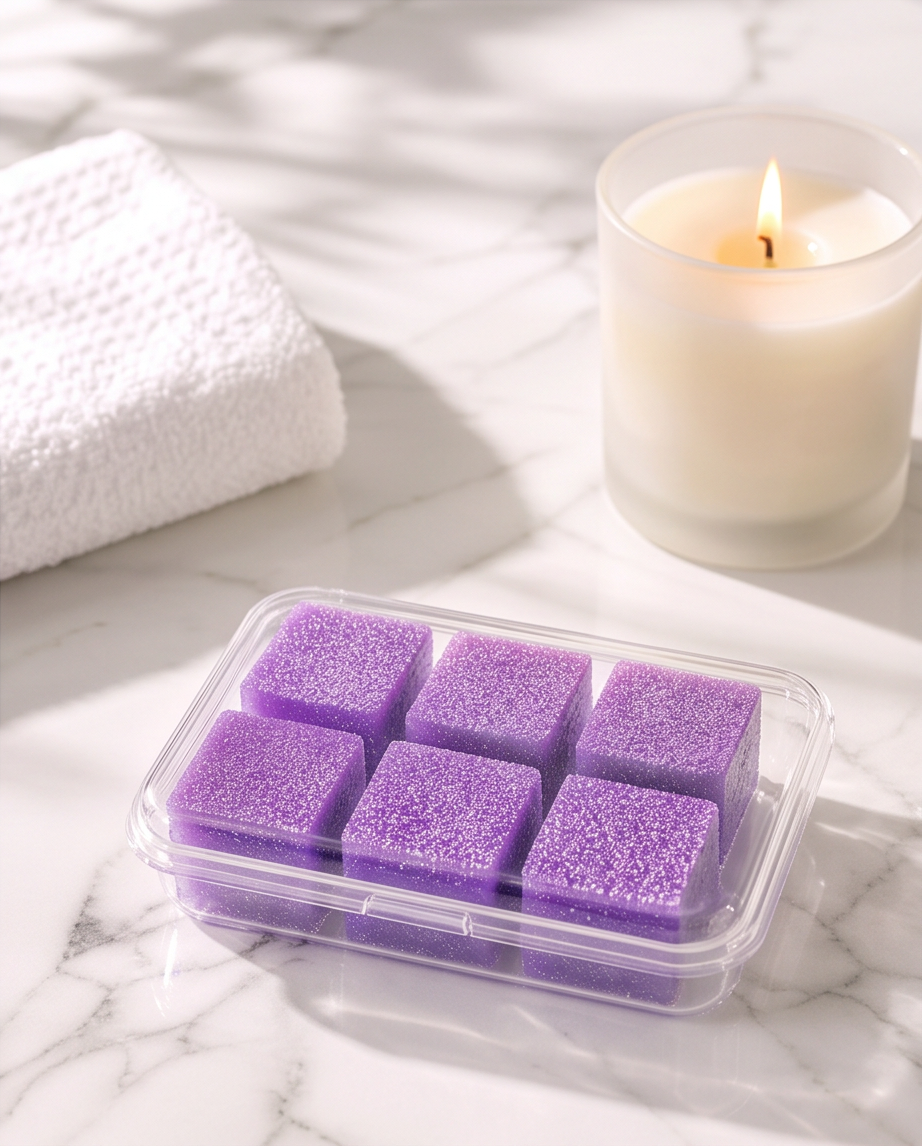 Bubble Jelly Cubes – A Squishy Bubble Bath Treat - Parma Violet Bombshell Cosmetics