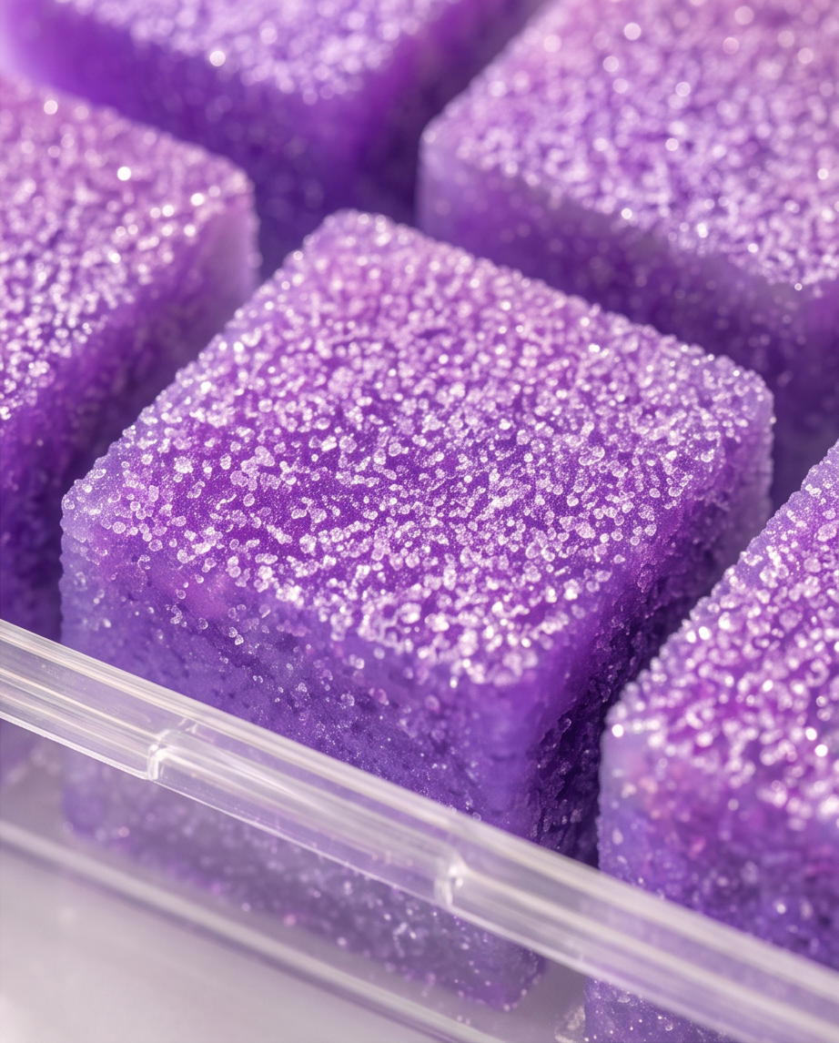 Bubble Jelly Cubes – A Squishy Bubble Bath Treat - Parma Violet Bombshell Cosmetics