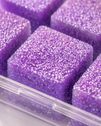 Bubble Jelly Cubes – A Squishy Bubble Bath Treat - Parma Violet Bombshell Cosmetics