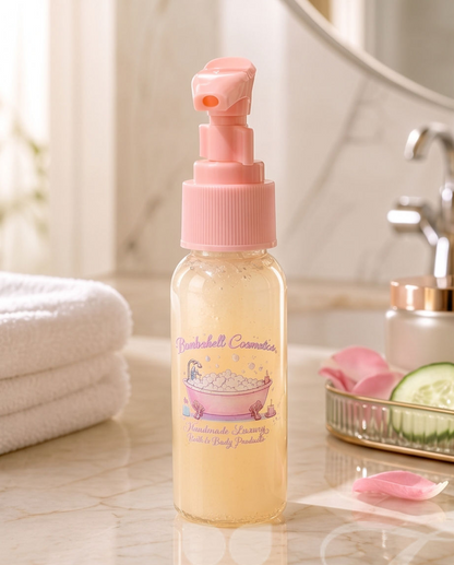 Rose & Cucumber Hydrating Face Serum | Hyaluronic Acid Serum for Soft, Radiant Skin Bombshell Cosmetics