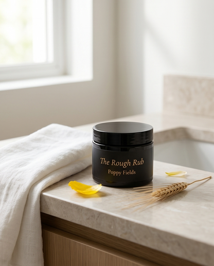 The Rough Rub Body Scrub - Poppy Fields Bombshell Cosmetics