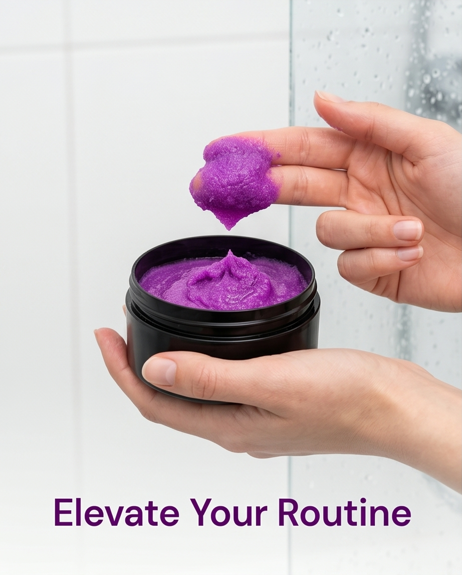 The Rough Rub Body Scrub - Nostalgic Dewberry Bombshell Cosmetics