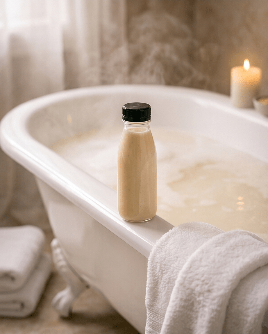 Blissful Bath Milk - Coconut & Oat Cream Bombshell Cosmetics