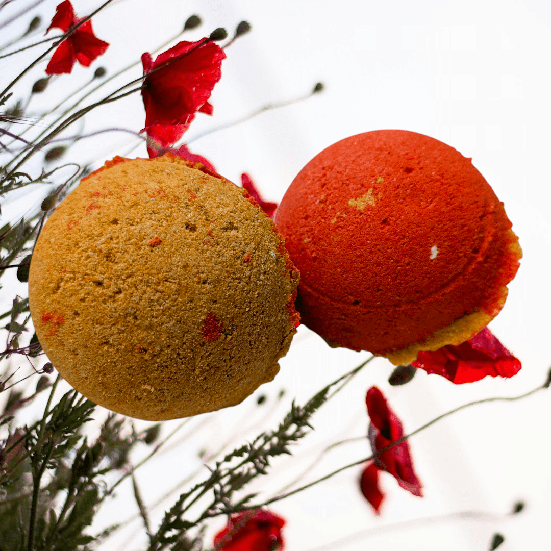 Poppy Fields Bath Bomb - Bombshell Cosmetics