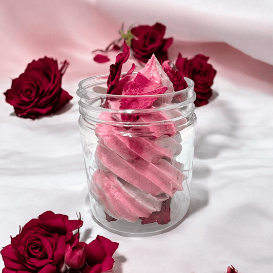 Foaming Bath Butter - Raspberry Rose Romance - Bombshell Cosmetics