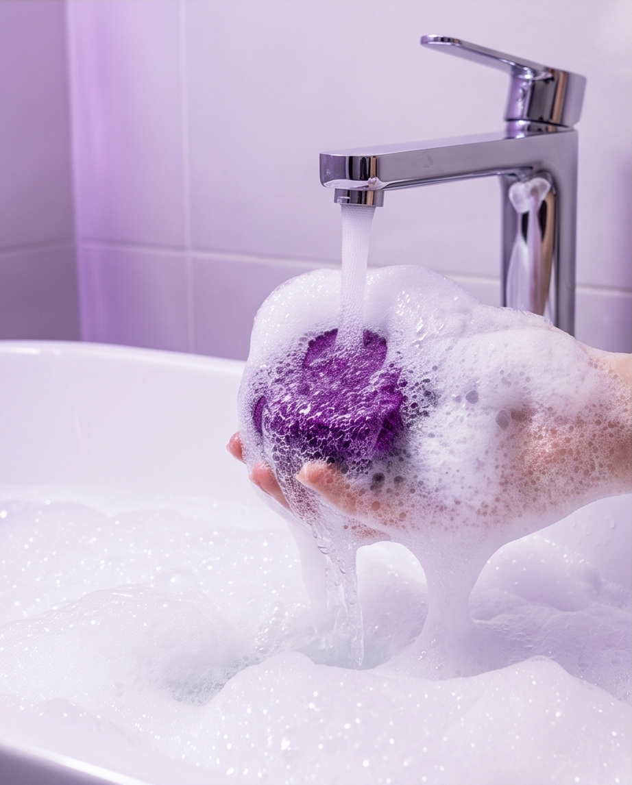 Nostalgic Dewberry Bubble Bar Bombshell Cosmetics