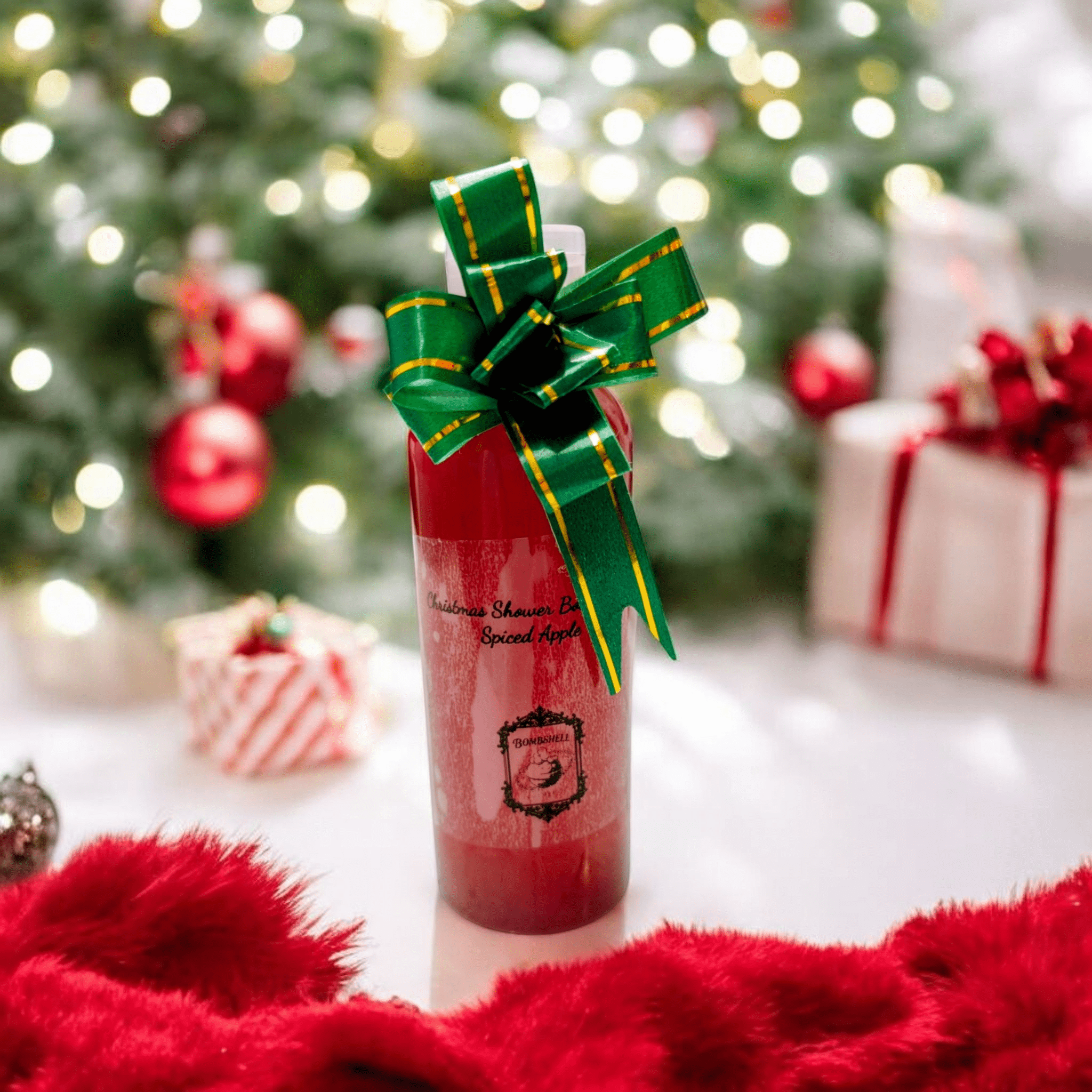 Christmas Shower Body Wash - Spiced Apple - Bombshell Cosmetics