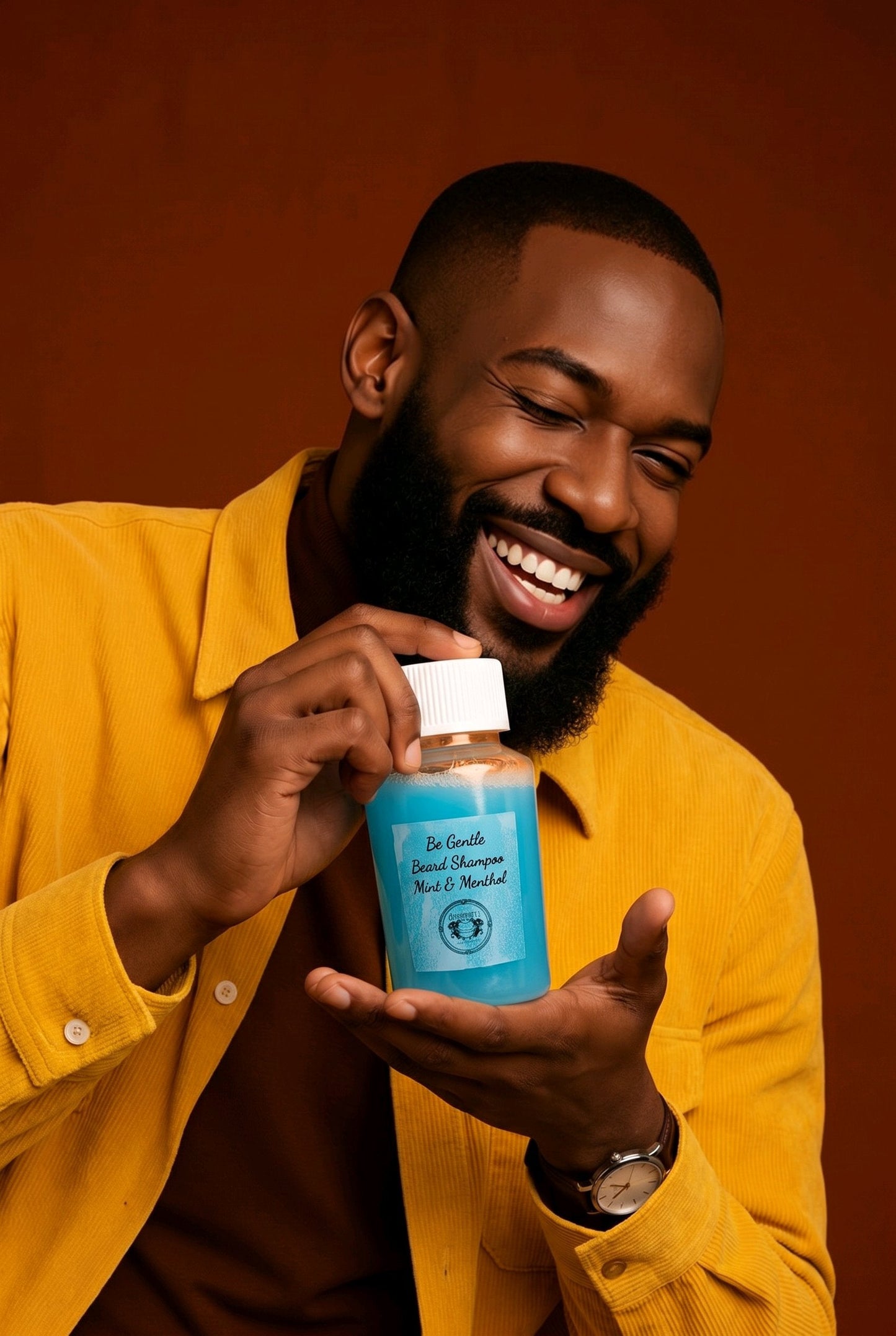 Be Gentle, Beard Shampoo - Mint & Menthol Bombshell Cosmetics