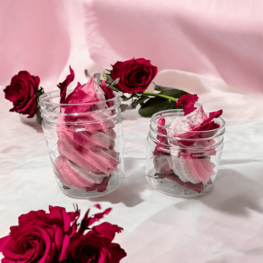 Foaming Bath Butter - Raspberry Rose Romance - Bombshell Cosmetics