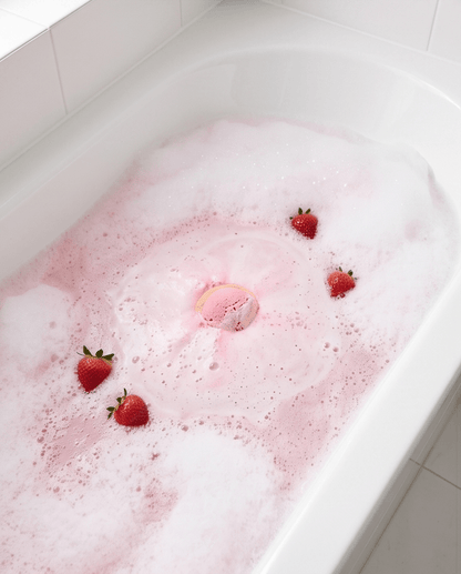 Strawberry Ice Cream - Bath Bomb - Bombshell Cosmetics