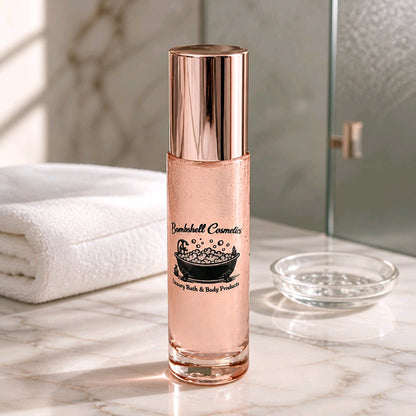 Rose & Cucumber Cooling Eye Serum | Hydrating Roller Ball Eye Serum Bombshell Cosmetics