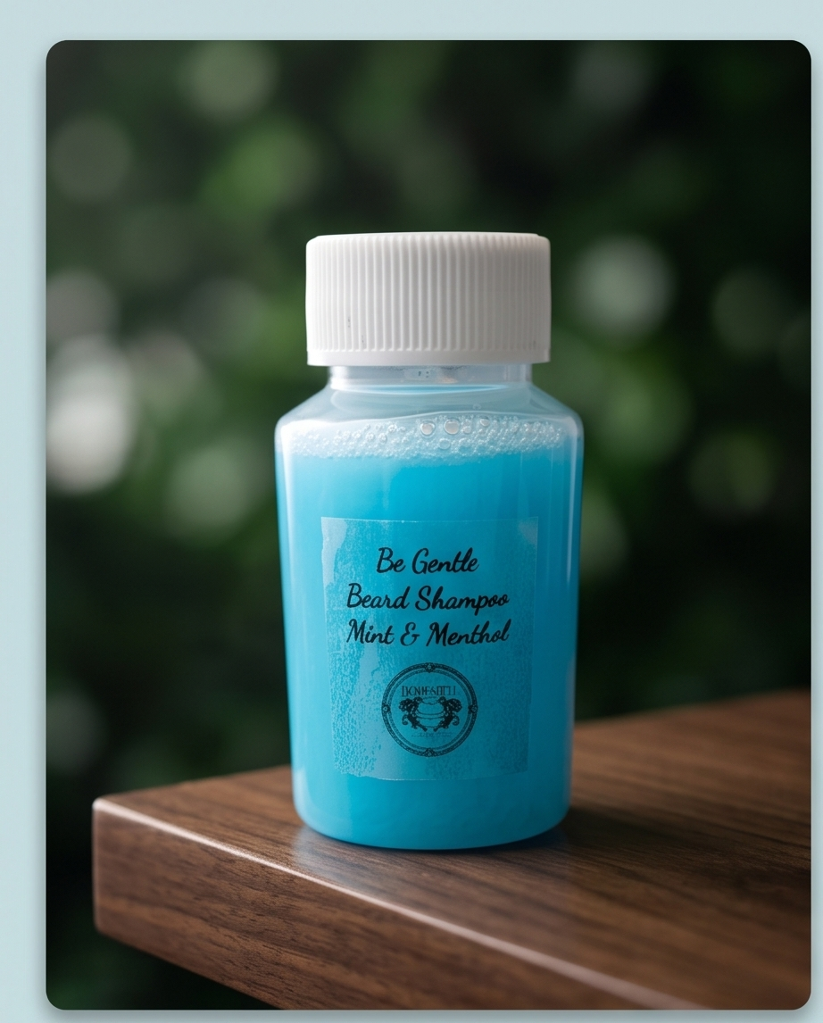 Be Gentle, Beard Shampoo - Mint & Menthol Bombshell Cosmetics